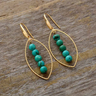 Master Healer Turquoise Earrings-Your Soul Place